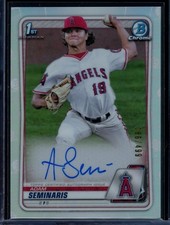 2020 1st Bowman Draft Chrome ~ Adam Seminaris ~ #CDA-ASE ~ Refractor /499 ~ Auto