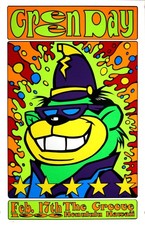 Green Day Concert Poster 1996 Kozik Hawaii