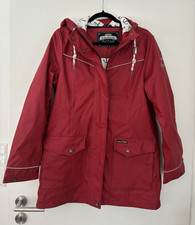 Schmuddelwedda Jacke lang rot Gr. L Kapuze wa...