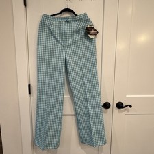 NWT Vtg Alex Colman Women Sz 14 Wide Leg High Rise Trouser 70s Style Pants READ