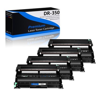 4PK Black Drum Unit Compatible for Brother DR350 MFC-7225N MFC-7420 MFC-7820D