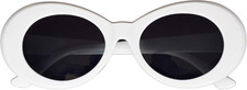 Retro Oval Sunglasses for Women Vintage 90S Trendy Designer Sun Glasses Clout Gl