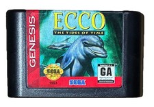 Ecco The Tides of Time (1994) SEGA Genesis RARE 90’s CULT Dolphin Classic VGC