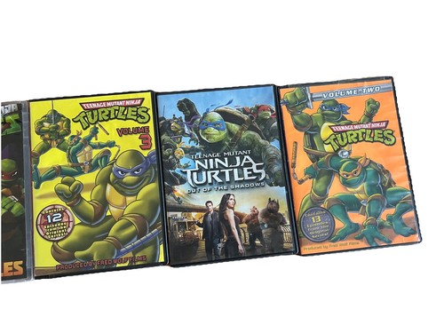 Teenage Mutant Ninja Turtles DVD Kids Family  set of 6 movies tmnt used - Bild 2 von 9