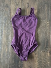 So Danca Childs Dark Purple Ballet Leotard Size MC