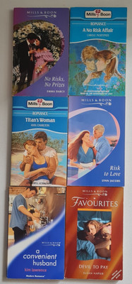 Mills & Boon Romance Job Lot 6 Books Emma Darcy Carole Mortimer Novel Collection