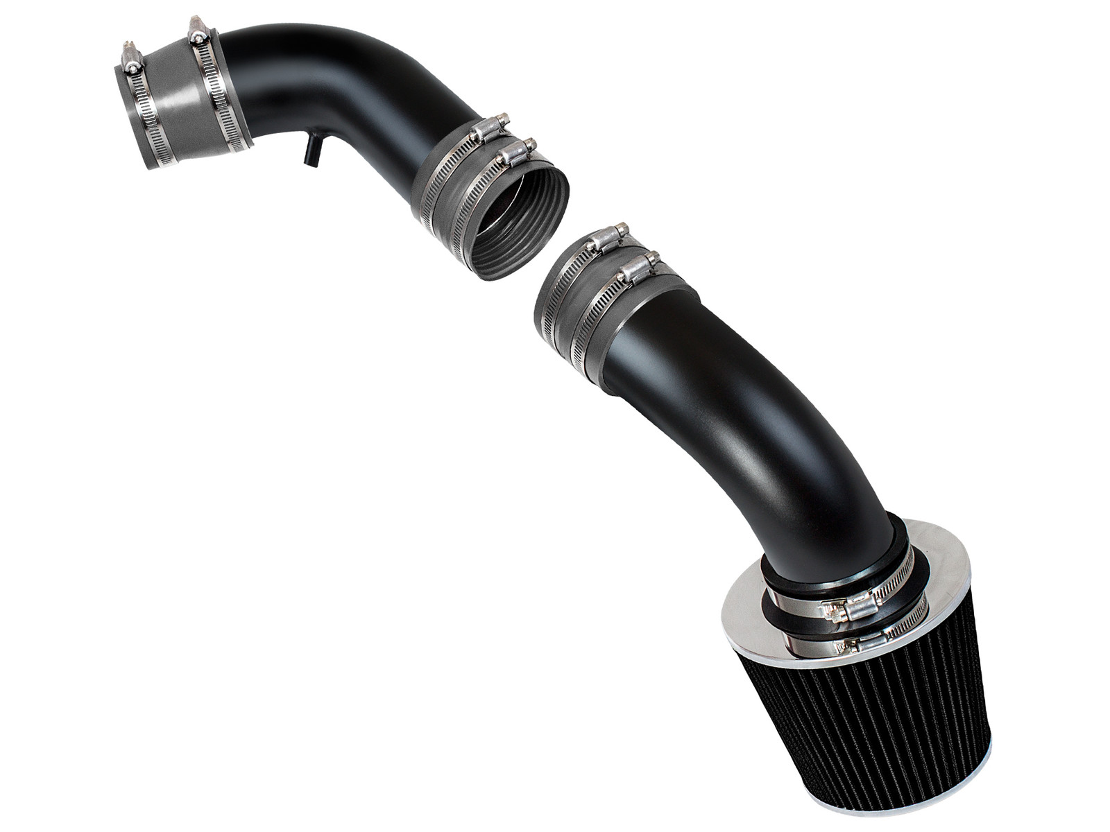 BCP RW GREY 1996-1997 Passport Rodeo 3.2L V6 Cold Air Intake Kit + Filter