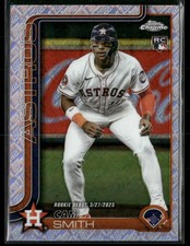 2025 Topps Chrome Update Cam Smith #USC19 Logofractor RC Rookie Debut