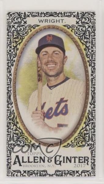 2017 Topps Allen & Ginter Mini Black Border David Wright #49 0j5
