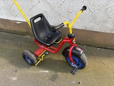 Original Puky Dreirad Rot mit Schiebestange und Freilauf