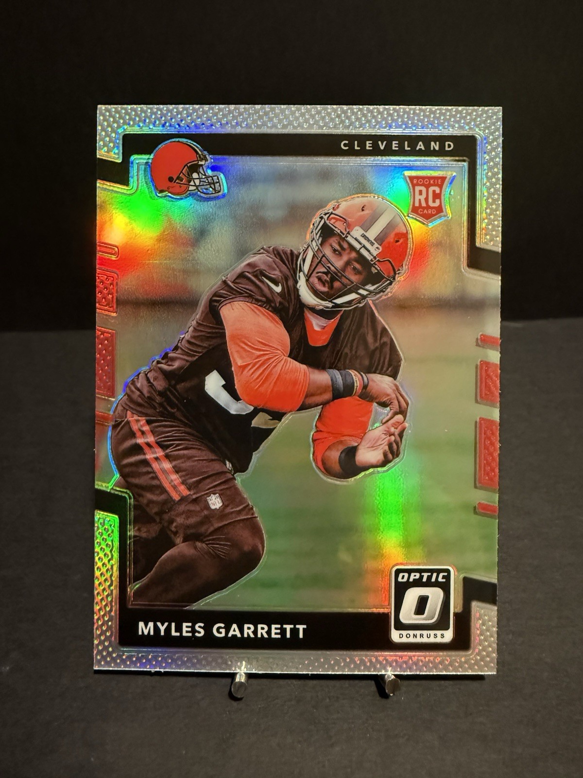 2017 Donruss Optic - Rookies Myles Garrett #106 Holo Prizm (RC)