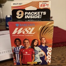 Panini Barclays Women's Super League WSL 2026 Official Stickers Multi-set 9 pack