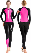 Mens Wetsuit Front Zip Wet Suit for Snorkeling, Surfing, Scuba Gear, Paddleboa