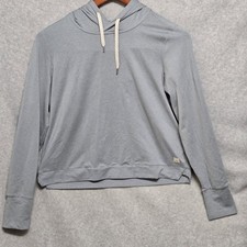 Vuori Halo Essential Hoodie Shirt Stormy Heather Blue VW226 Womens Medium