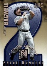 1998 Donruss Elite #9b Jeff Bagwell Prime Numbers #/45