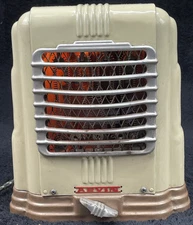 Arvin Space Heater 203A Vtg Art Deco Electric Portable 1948 TESTED & WORKING
