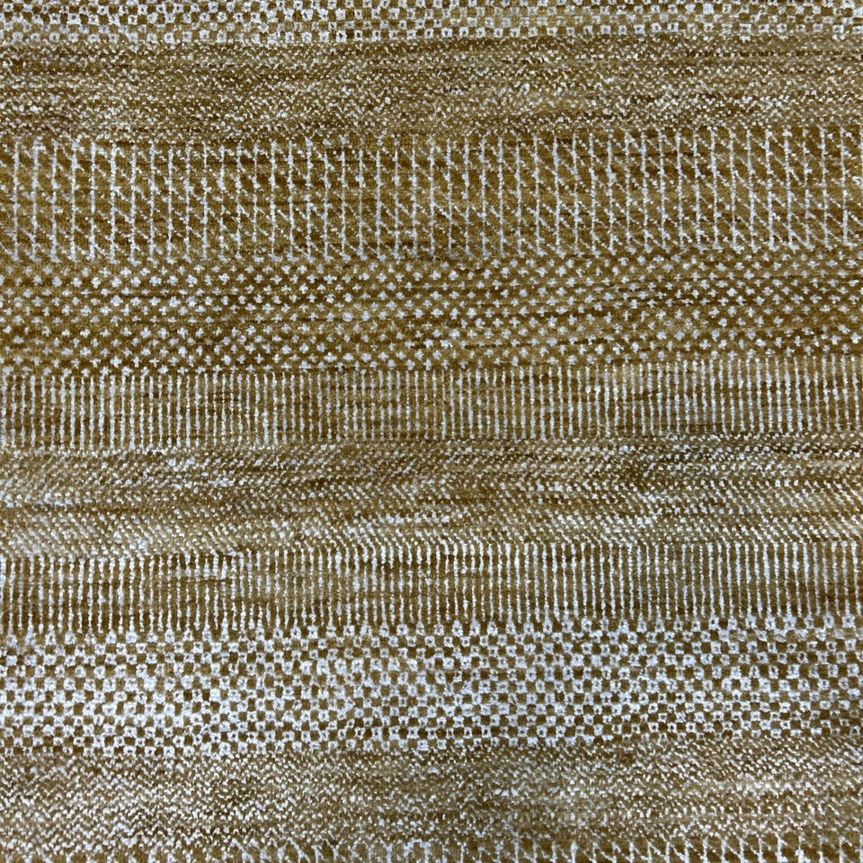 Alfombra oriental abstracta moderna anudada a mano beige corredor oriental ancho 2’9x 10’6  Foto 3 de 4