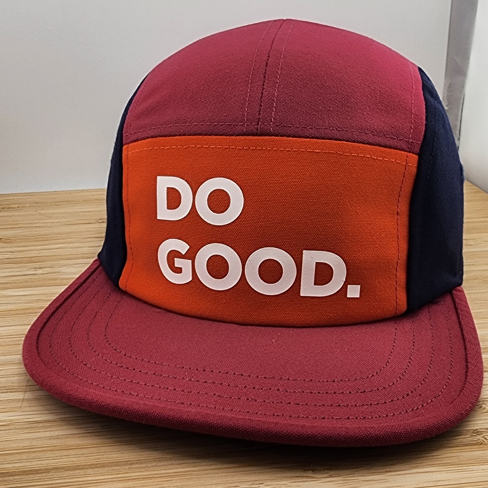 Cotopaxi 5 Panel Hat, DO GOOD Script Cap, 100% Re… - image 1