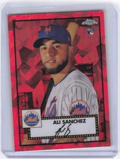 2021 Topps Chrome Platinum #69 Ali Sanchez Red Atomic Refractor #/100
