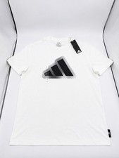adidas Men's Modern Essentials Graphic T-shirt JZ4994 White/Black Size L / XL