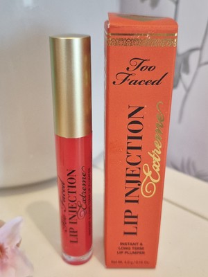 Too Faced Lip Injection Extreme Lipgloss Brandneu Full Size Tangerine Dream
