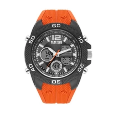 Kenneth Cole Reaction Men's Analog Digital Watch Silicone Strap KRWGP2188702