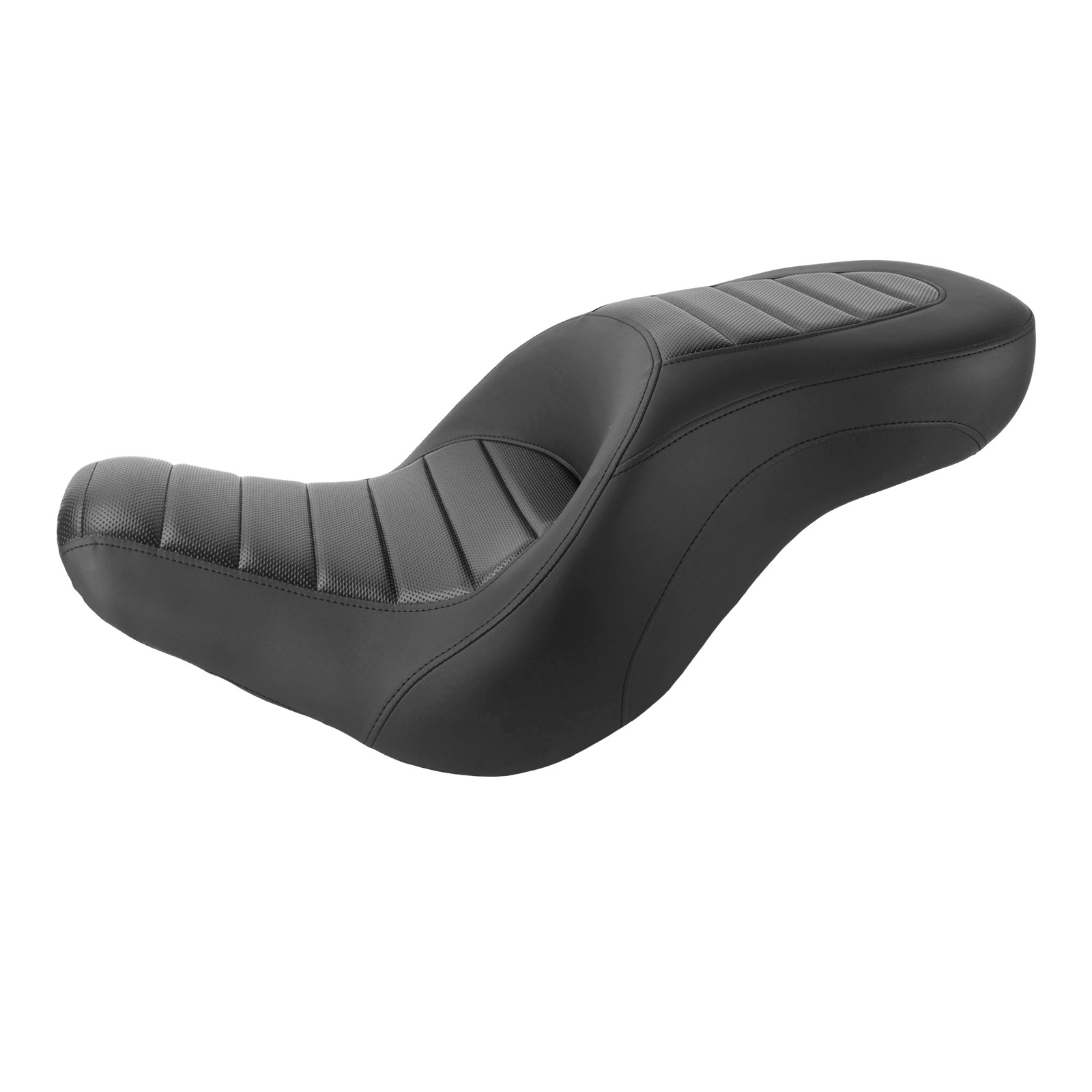 Low Profile Streifen Driver Passenger Seat For Harley 18-2025 Low Rider ST FXLR