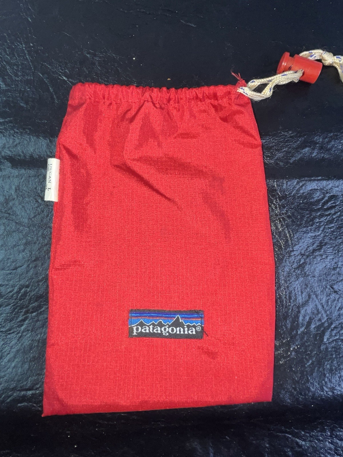 Patagonia Red Small Thin Draw String Stuff Sack B… - image 1