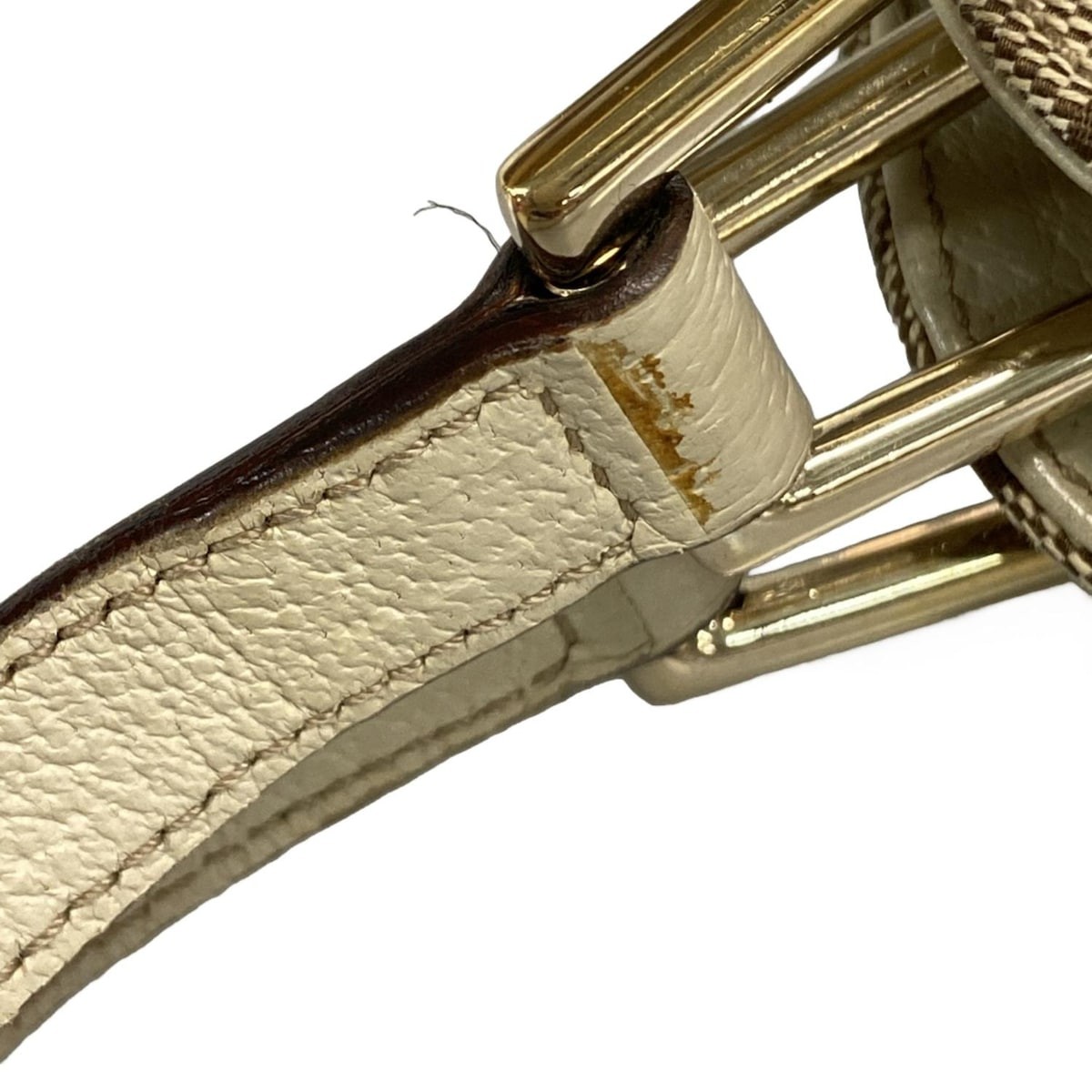 Y0120 GUCCI Eclipse/GG pattern handbag beige x iv… - image 12