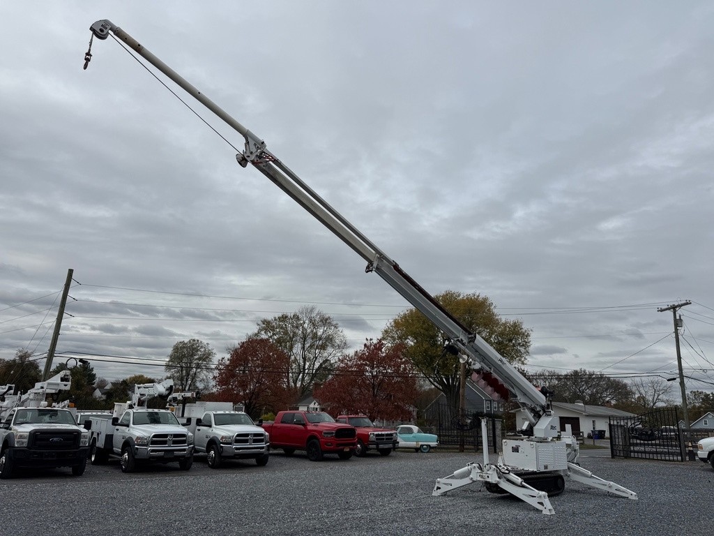 2012 Altec DB37 Backyard Digger Derrick Track Machine Crane Diesel ...