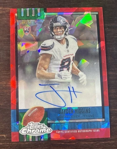 2025 Topps Chrome Jayden Higgins Superfractor (RAW)