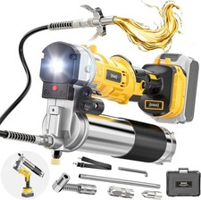 Cordless Grease Gun Compatible with DeWalt 20V Battery, 12000PSI High- Tool Only