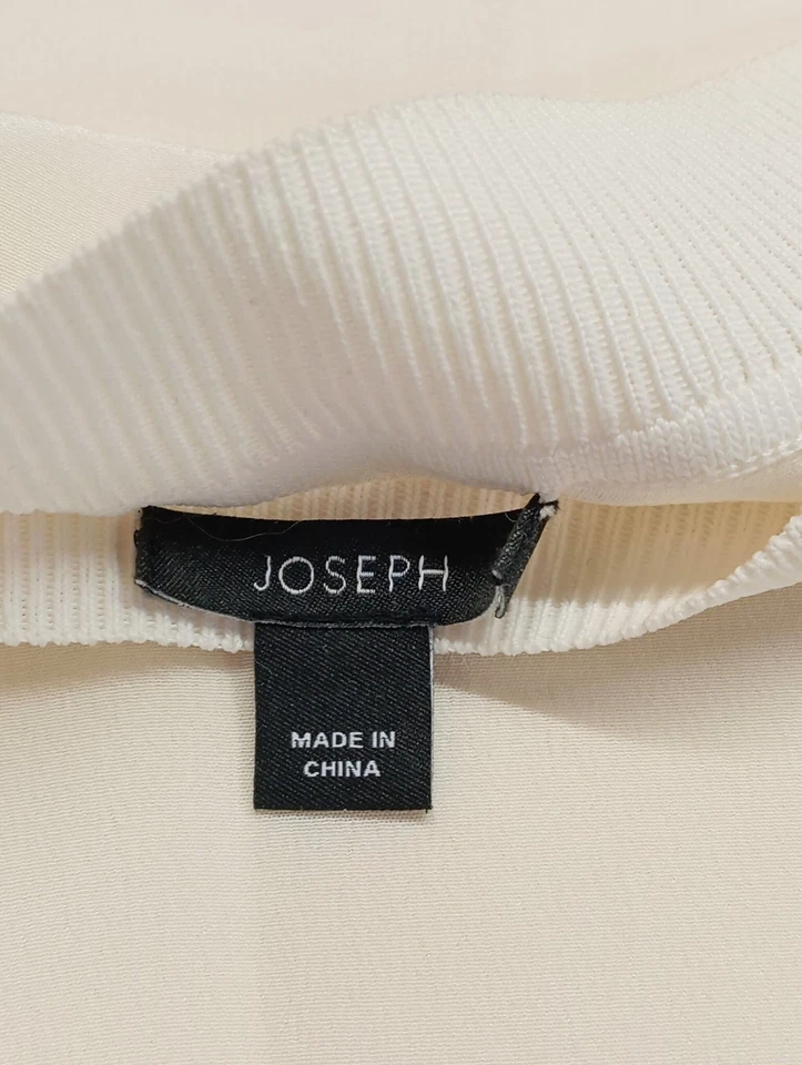 JOSEPH Blouse en soie Dames Blouse T EU 38 blanc cassé style décontracté - Photo 4/4