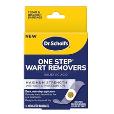 Dr. Scholl's ONE-Step WART REMOVERS, 14 ct // Removes Warts in As Few As 2