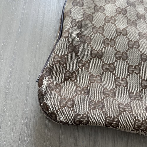 Authentic Gucci Nw Britt Hobo GG Canvas Medium Shoulder Hobo Handbag Vintage 🥰 - Picture 5 of 22