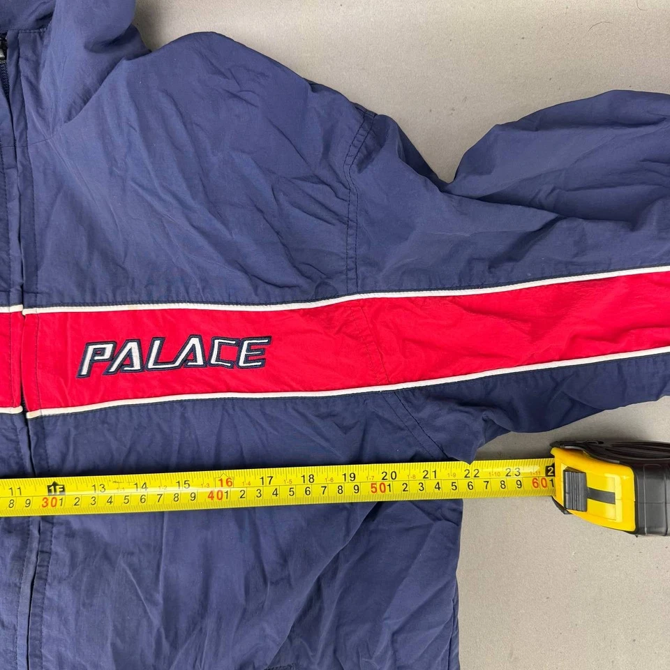 Chaqueta Palace FW19 Racer Palace Shell Azul Cremallera Completa Talla L Foto 3 de 4