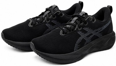 ASICS Novablast 5 Women 9 Black Grey FF BLAST MAX cushion Running Shoes 1012B765