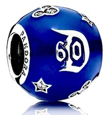 Pandora Disney 60 Aniversario Celebración D60 "Forever Blue" Auténtico En Caja