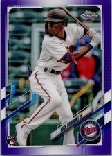 2021 Topps Chrome Update Nick Gordon USC16 Purple Refractor RC Twins