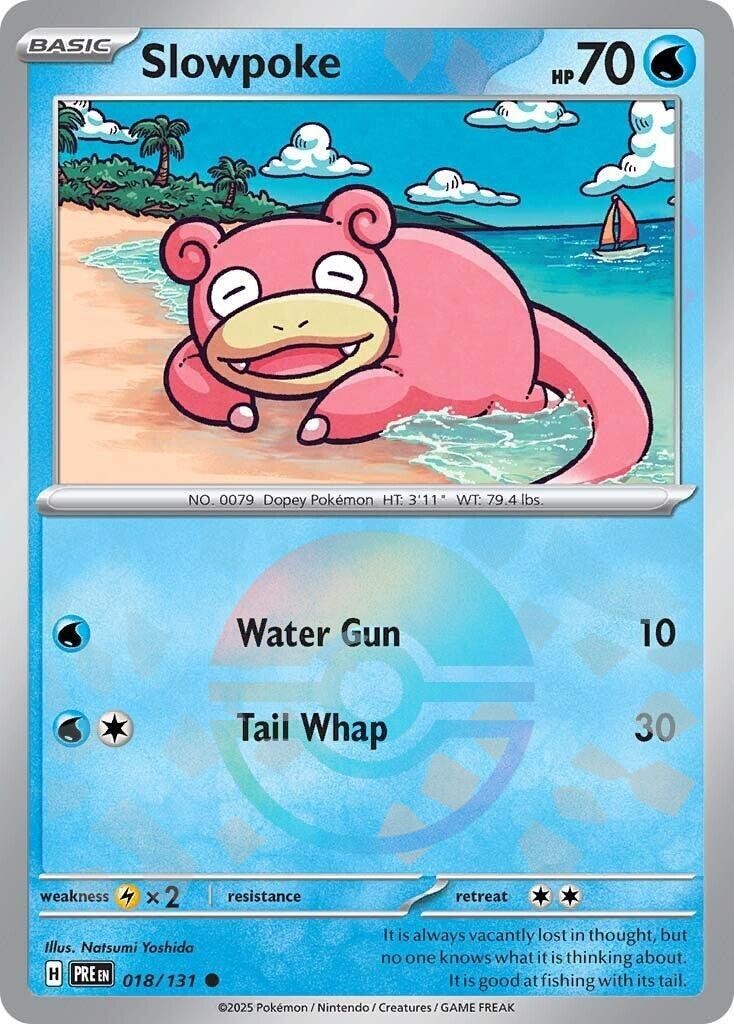 Pokemon TCG: Prismatic Evolutions: 18/131: Slowpoke Poke Ball Pattern (NM)