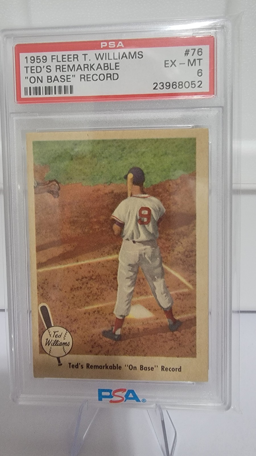 1959 Fleer Ted Williams - Ted Williams #76 PSA 6 Boston Red Sox Vintage Baseball