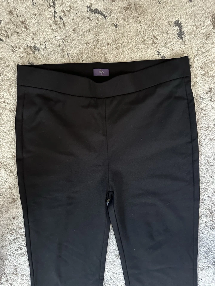 NYDJ LIFT TUCK TECHNOLOGY BLACK PANTS LEGGING Sz 16 NOT YOUR DAUGHTERS JEANS - Image 2 of 4