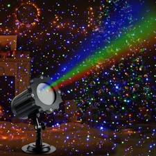 MerryMelt Outdoor RGB Laser Projector Light Christmas Holiday Waterproof Remote