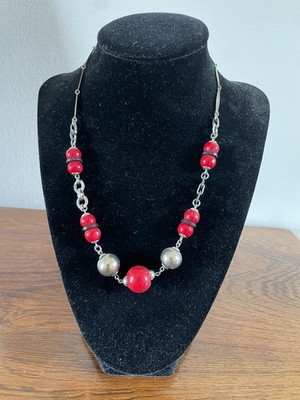Collier Kette Halskette Necklace vintage Jakob Bengel Stil um 1930 Art-Déco