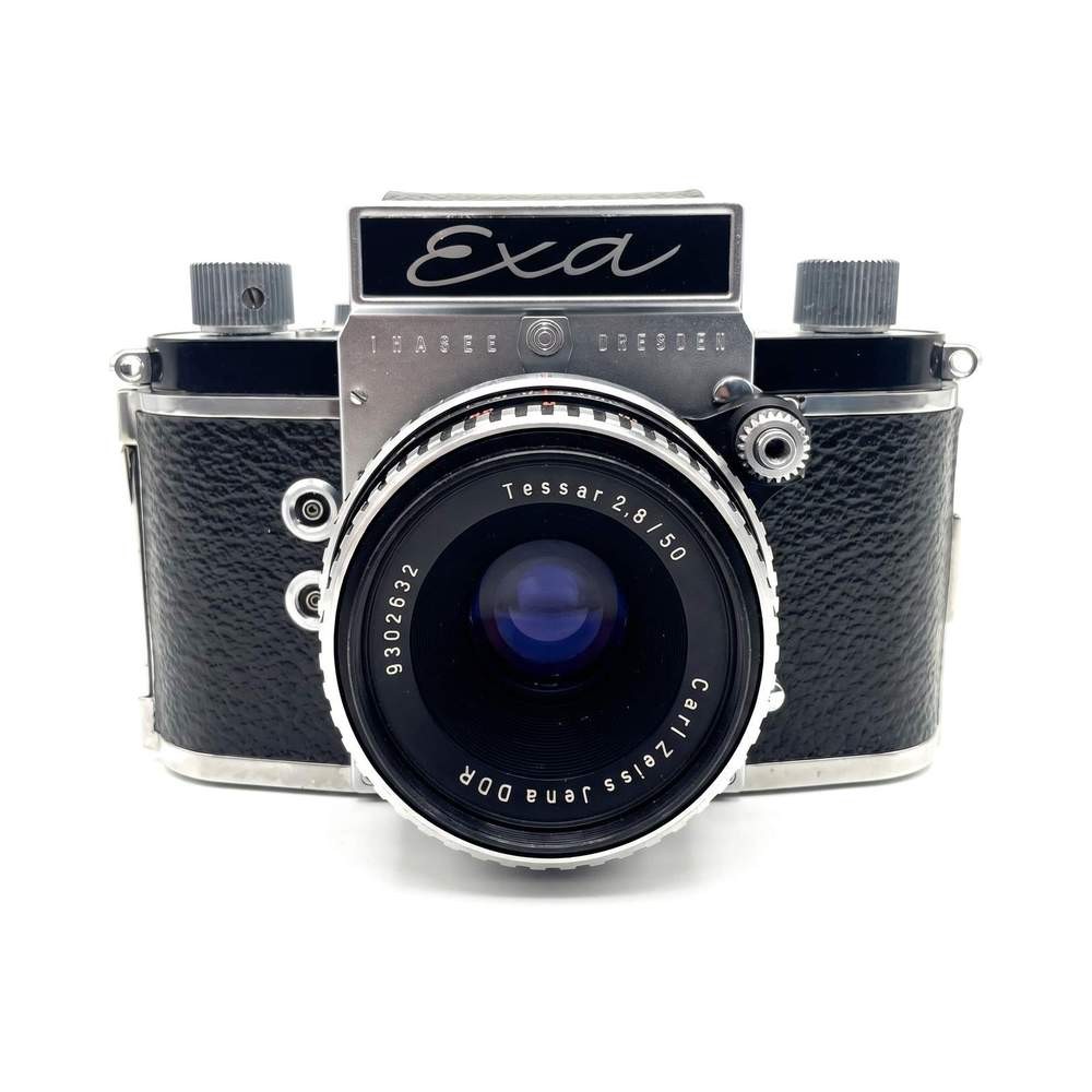 Ihagee Dresden Exa Type 6 + Carl Zeiss Jena Tessar Exakta 50mm f/2.8 Kit