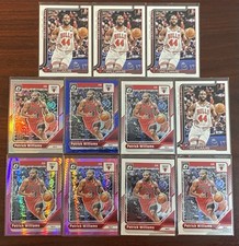 Patrick Williams Lot (11) 2024-25 Optic Pink Holo & Base & Topps Base