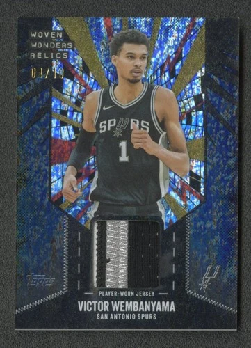 2025 Topps Basketball Black Holo Foil Victor Wembanyama #WW-VW