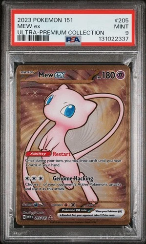 2023 POKEMON 151 ULTRA-PREM COLL #205 MEW EX PSA 9