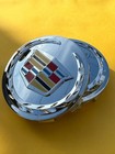Cadillac 4X 83mm Chrome Wheel Center Caps Escalade...