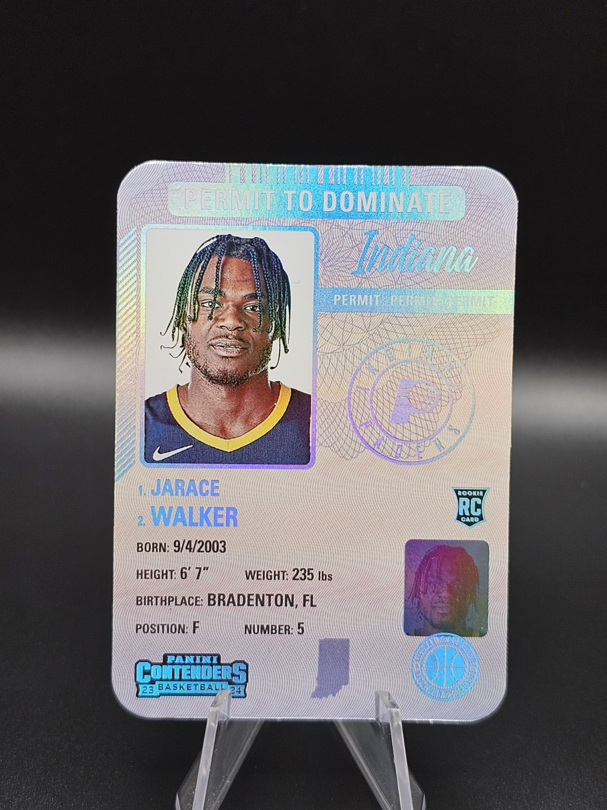 Jarace Walker Rookie SP - 2023-24 Contenders, Permit To Dominate #20